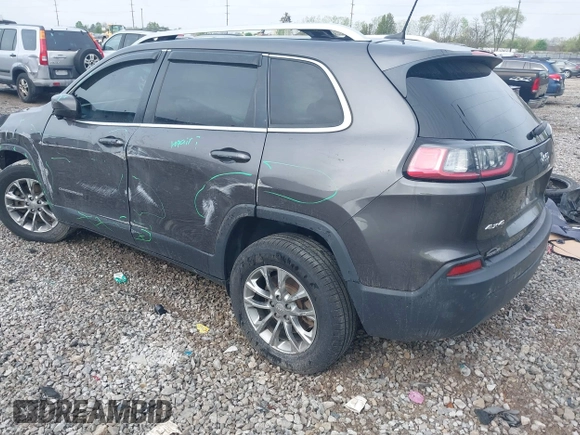 2019 Jeep Cherokee Latitude Plus with VIN 1C4PJMLB7KD182307, listed as a IAAI auction lot 42119065 with 146,718 mi miles and . Bid and sale history available at carsss.com. Image 3.