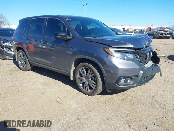 2019 Honda Passport EX-L with VIN 5FNYF7H54KB000467, listed as a IAAI auction lot 41342341 with 172,811 mi miles and . Bid and sale history available at carsss.com. Image 1.