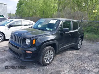 2023 Jeep Renegade Latitude with VIN ZACNJDB12PPP72694, listed as a IAAI auction lot 41922408 with 29,818 mi miles and . Bid and sale history available at DreamBid. Image 2.
