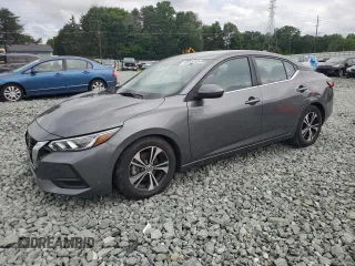 2021 Nissan Sentra SV with VIN 3N1AB8CV6MY223081, listed as a Copart auction lot 58561265 with 107,919 mi miles and Salvage title. Bid and sale history available at DreamBid. Image 1.