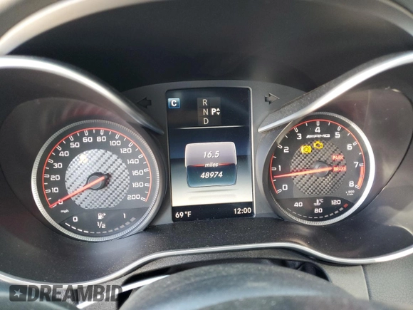 2017 Mercedes-Benz C 63 S AMG с VIN 55SWF8HB7HU191134, выставлен на аукционе Copart как лот 76952884 с пробегом 48 974 миль миль и Списание • Salvage title. История ставок и продаж доступна на DreamBid. Изображение 9.