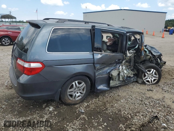 2005 Honda Odyssey EX-L with VIN 5FNRL38615B072116, listed as a Copart auction lot 67469284 with 0 mi miles and Salvage Title. Bid and sale history available at carsss.com. Image 3.