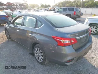 2018 Nissan Sentra SV with VIN 3N1AB7AP3JY269462, listed as a IAAI auction lot 41972631 with 184,694 mi miles. Bid and sale history available at carsss.com. Image 3.