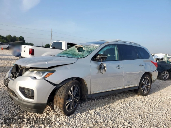 2017 Nissan Pathfinder SL с VIN 5N1DR2MM7HC687712, выставлен на аукционе Copart как лот 64902505 с пробегом 129 258 миль миль и Списание • Salvage title. История ставок и продаж доступна на DreamBid. Изображение 1.