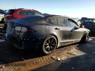 2024 Tesla Model S with VIN 5YJSA1E55RF534643, listed as a Copart auction lot 46422475 with Not provided miles and Salvage title. Bid and sale history available at DreamBid. Image 3.
