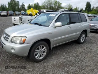 2006 Toyota Highlander z VIN JTEEW21A160008300, wystawiony jako Copart lot #57097275 z przebiegiem 221 795 mil mil oraz Szkoda całkowita • Salvage title. Historia ofert i sprzedaży dostępna na DreamBid. Obrazek 1.