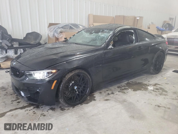 2020 BMW M4 with VIN WBS4Y9C08LFH71555, listed as a Copart auction lot 76549633 with 23,322 mi miles. Bid and sale history available at carsss.com. Image 1.