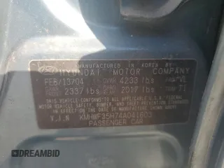 2004 Hyundai Sonata GLS with VIN KMHWF35H74A041603, listed as a Copart auction lot 76204444 with 164,606 mi miles and Clean Title. Bid and sale history available at carsss.com. Image 12.