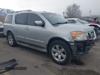 2008 Nissan Armada SE z VIN 5N1AA08C38N601641, wystawiony jako IAAI lot #41569296 z przebiegiem 223 865 mil mil oraz . Historia ofert i sprzedaży dostępna na DreamBid. Obrazek 1.