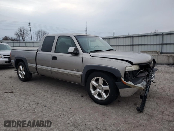 2000 Chevrolet Silverado 1500 LS with VIN 2GCEC19V4Y1199278, listed as a Copart auction lot 86359814 with 0 mi miles and Salvage Title. Bid and sale history available at carsss.com. Image 4.