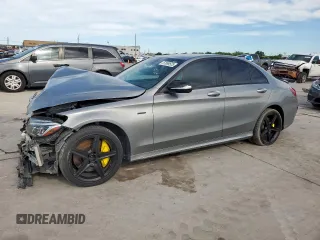 2016 Mercedes-Benz C 450 AMG z VIN 55SWF6EB6GU107831, wystawiony jako Copart lot #57069525 z przebiegiem 93 756 mil mil oraz Szkoda całkowita • Salvage title. Historia ofert i sprzedaży dostępna na DreamBid. Obrazek 1.