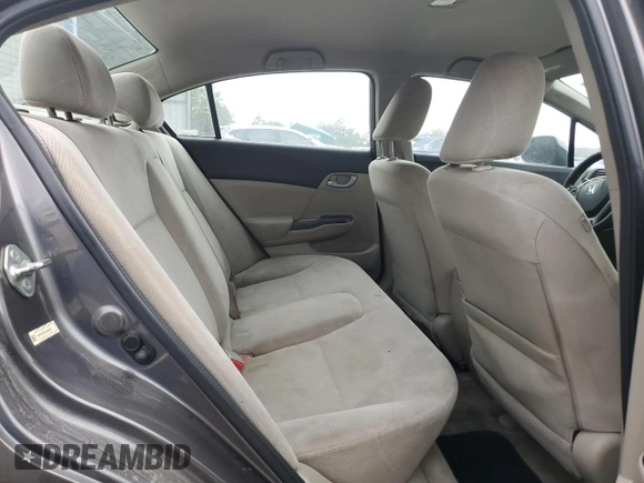 2012 Honda Civic LX с VIN 19XFB2F51CE094632, выставлен на аукционе Copart как лот 45150315 с пробегом 87 750 миль миль и Списание • Salvage title. История ставок и продаж доступна на DreamBid. Изображение 10.