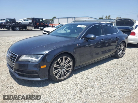 2013 Audi A7 Prestige with VIN WAU2GAFC4DN015859, listed as a Copart auction lot 57795635 with 139,720 mi miles and Clean title. Bid and sale history available at DreamBid. Image 1.