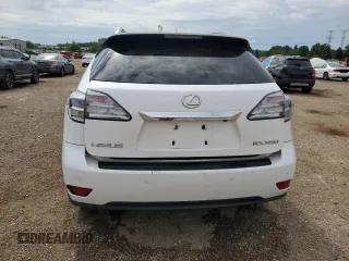 2010 Lexus RX 350 with VIN 2T2BK1BA2AC026228, listed as a Copart auction lot 61838915 with 125,830 mi miles and Salvage title. Bid and sale history available at DreamBid. Image 6.