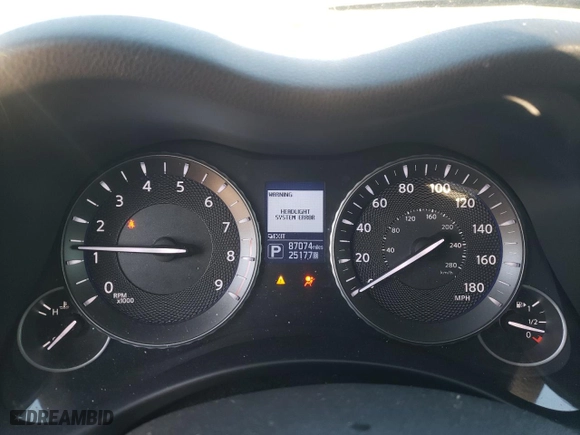 2018 Infiniti Q70 3.7 LUXE with VIN JN1BY1AP9JM180904, listed as a Copart auction lot 83427314 with NaN miles and Salvage Title. Bid and sale history available at carsss.com. Image 9.