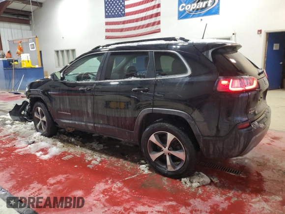 2022 Jeep Cherokee Limited with VIN 1C4PJMDX5ND504716, listed as a Copart auction lot 42121525 with 29,349 mi miles and Salvage Title. Bid and sale history available at DreamBid. Image 2.