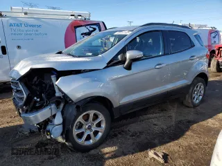2018 Ford EcoSport SE with VIN MAJ6P1UL7JC195293, listed as a Copart auction lot 48137105 with 52,932 mi miles and Clean Title. Bid and sale history available at carsss.com. Image 1.