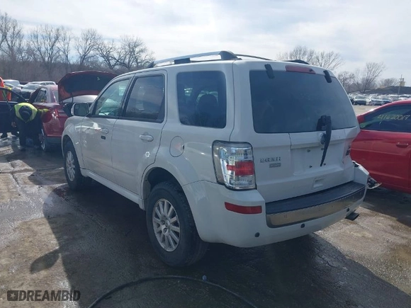 2010 Mercury Mariner Premier with VIN 4M2CN9HG3AKJ06981, listed as a IAAI auction lot 41612787 with 183,048 mi miles. Bid and sale history available at carsss.com. Image 3.
