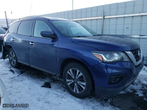 2017 Nissan Pathfinder S with VIN 5N1DR2MM0HC684442, listed as a Copart auction lot 88312415 with 123,507 mi miles and Salvage Title. Bid and sale history available at carsss.com. Image 4.