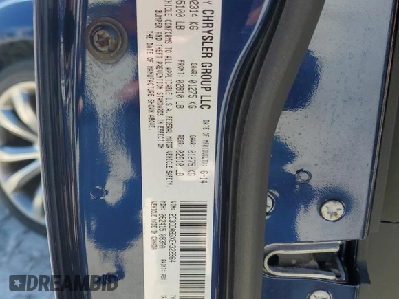 2014 Chrysler 300 with VIN 2C3CCABGXEH322964, listed as a Copart auction lot 47419315 with 130,287 mi miles and Salvage Title. Bid and sale history available at carsss.com. Image 13.