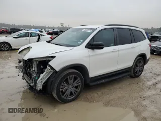 2022 Honda Pilot Sport with VIN 5FNYF6H35NB084828, listed as a Copart auction lot 43286375 with 39,303 mi miles and Salvage Title. Bid and sale history available at carsss.com. Image 1.