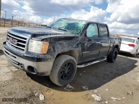 2012 GMC Sierra 1500 SLE with VIN 3GTP2VE78CG224581, listed as a Copart auction lot 46587475 with 131,403 mi miles and Salvage Title. Bid and sale history available at carsss.com. Image 1.