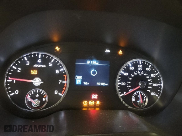 2022 Kia Telluride EX with VIN 5XYP3DHC3NG292384, listed as a Copart auction lot 59927785 with 49,105 mi miles and Salvage title. Bid and sale history available at DreamBid. Image 9.