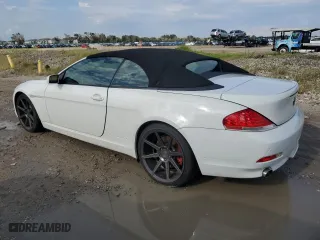 2006 BMW 6 Series 650Ci with VIN WBAEK13486CN75830, listed as a Copart auction lot 68610424 with 109,411 mi miles and Salvage Title. Bid and sale history available at carsss.com. Image 2.