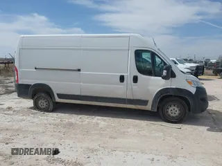 2023 Ram ProMaster Cargo with VIN 3C6LRVDG5PE535356, listed as a IAAI auction lot 41706117 with 49,607 mi miles and . Bid and sale history available at carsss.com. Image 13.
