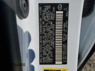 2010 Lexus HS 250h with VIN JTHBB1BA1A2014458, listed as a Copart auction lot 70746254 with 185,474 mi miles and Salvage Title. Bid and sale history available at carsss.com. Image 12.