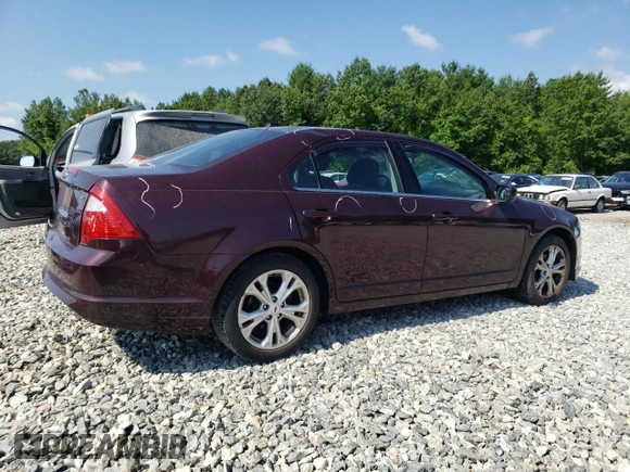 2012 Ford Fusion SE with VIN 3FAHP0HA4CR370258, listed as a Copart auction lot 63806565 with 59,027 mi miles and Clean title. Bid and sale history available at DreamBid. Image 3.