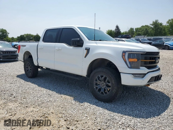 2022 Ford F-150 XL with VIN 1FTEW1E84NFA98656, listed as a Copart auction lot 59326935 with 49,609 mi miles and Salvage title. Bid and sale history available at DreamBid. Image 4.
