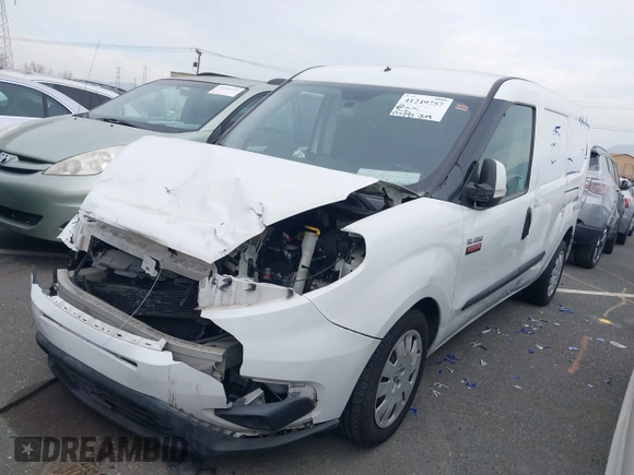 2017 Ram ProMaster City Cargo Van Tradesman SLT with VIN ZFBERFBB1H6D47798, listed as a IAAI auction lot 41249757 with 133,895 mi miles. Bid and sale history available at carsss.com. Image 18.
