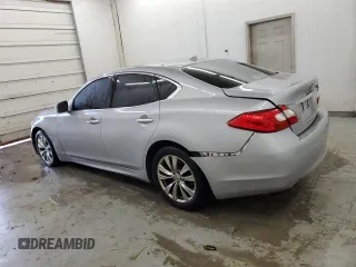 2012 Infiniti M37 with VIN JN1BY1AP8CM333985, listed as a Copart auction lot 81741654 with 142,745 mi miles and Salvage Title. Bid and sale history available at carsss.com. Image 2.