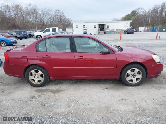 2005 Chevrolet Malibu LT with VIN 1G1ZU548X5F149568, listed as a IAAI auction lot 40870279 with 237,623 mi miles. Bid and sale history available at carsss.com. Image 13.
