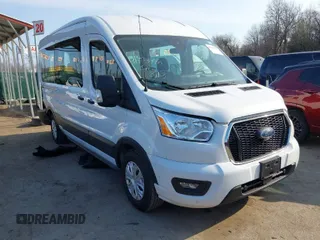 2021 Ford Transit Passenger XL with VIN 1FBAX2C89MKA49631, listed as a IAAI auction lot 41773770 with 77,260 mi miles and . Bid and sale history available at DreamBid. Image 1.
