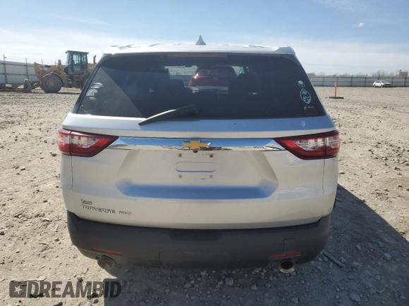 2018 Chevrolet Traverse LS with VIN 1GNEVFKW7JJ118139, listed as a Copart auction lot 51770795 with 122,953 mi miles and Non Repairable. Bid and sale history available at carsss.com. Image 6.