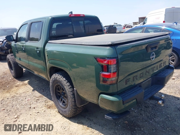 2022 Nissan Frontier SV with VIN 1N6ED1EK2NN617109, listed as a IAAI auction lot 42165508 with 44,504 mi miles and . Bid and sale history available at DreamBid. Image 3.