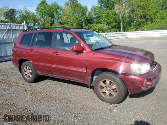 2006 Toyota Highlander z VIN JTEGP21A460119462, wystawiony jako Copart lot #55309845 z przebiegiem 175 193 mil mil oraz Czysty tytuł • Clean title. Historia ofert i sprzedaży dostępna na DreamBid. Obrazek 4.