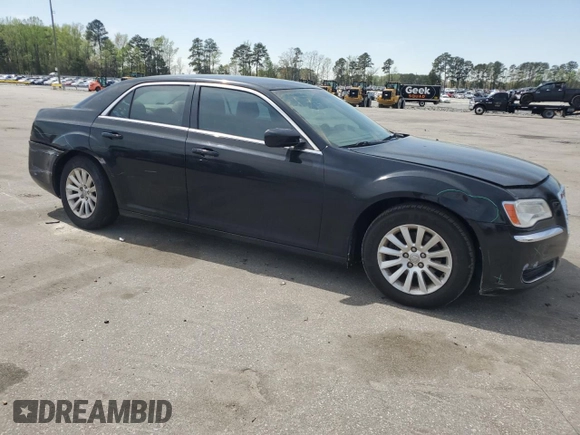 2013 Chrysler 300 with VIN 2C3CCAAGXDH520556, listed as a Copart auction lot 51050035 with 183,167 mi miles and Salvage Title. Bid and sale history available at carsss.com. Image 4.