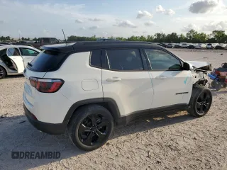 2019 Jeep Compass Altitude with VIN 3C4NJCBB5KT649267, listed as a Copart auction lot 55026715 with 39,751 mi miles and Salvage Title. Bid and sale history available at carsss.com. Image 3.