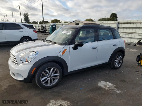 2011 MINI Cooper Countryman with VIN WMWZB3C58BWM00461, listed as a Copart auction lot 88307465 with 69,807 mi miles and Non Repairable. Bid and sale history available at carsss.com. Image 1.