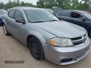 2014 Dodge Avenger SE with VIN 1C3CDZAG1EN217878, listed as a IAAI auction lot 42658793 with 172,079 mi miles and . Bid and sale history available at DreamBid. Image 1.
