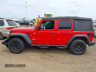 2018 Jeep Wrangler Unlimited Sport S z VIN 1C4HJXDG9JW169755, wystawiony jako IAAI lot #42686267 z przebiegiem 110 948 mil mil oraz . Historia ofert i sprzedaży dostępna na DreamBid. Obrazek 14.