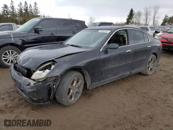 2004 Infiniti G35 w/Leather with VIN JNKCV51F54M704397, listed as a Copart auction lot 49492245 with Not Provided miles and Clean Title. Bid and sale history available at DreamBid. Image 1.