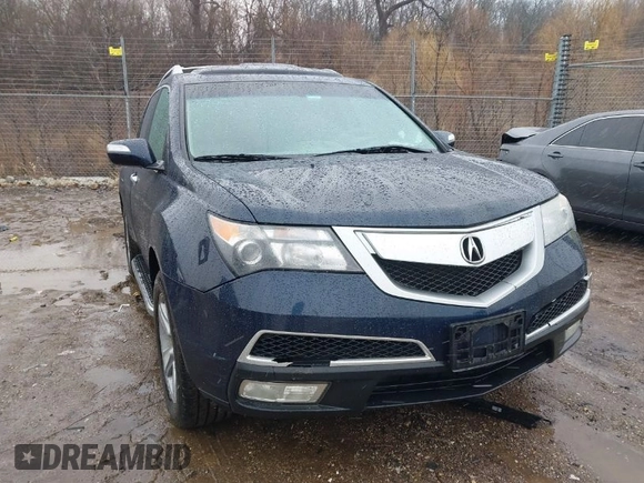 2011 Acura MDX Tech Pkg with VIN 2HNYD2H62BH523444, listed as a IAAI auction lot 41734780 with 238,880 mi miles. Bid and sale history available at carsss.com. Image 1.