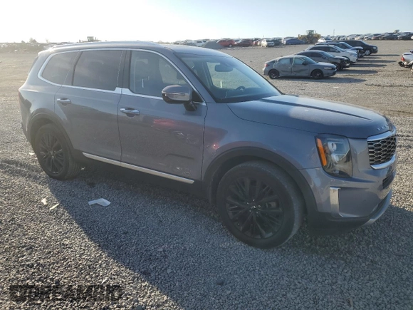 2020 Kia Telluride SX with VIN 5XYP5DHC5LG073269, listed as a Copart auction lot 49456725 with 96,059 mi miles and Salvage Title. Bid and sale history available at DreamBid. Image 4.