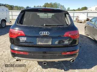 2015 Audi Q7 Premium Plus with VIN WA1LMAFE1FD019761, listed as a Copart auction lot 46845735 with 126,616 mi miles and Salvage title. Bid and sale history available at DreamBid. Image 6.