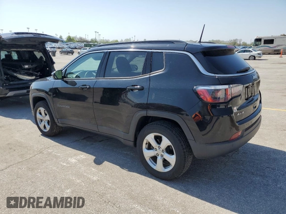2018 Jeep Compass Altitude with VIN 3C4NJDBBXJT220422, listed as a Copart auction lot 53780225 with 93,004 mi miles and Salvage title. Bid and sale history available at DreamBid. Image 2.