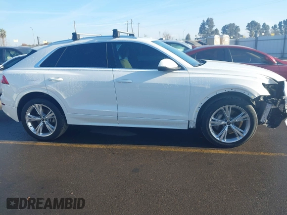 2022 Audi Q8 Premium Plus with VIN WA1BVBF13ND011283, listed as a IAAI auction lot 41364694 with 63,079 mi miles. Bid and sale history available at carsss.com. Image 13.
